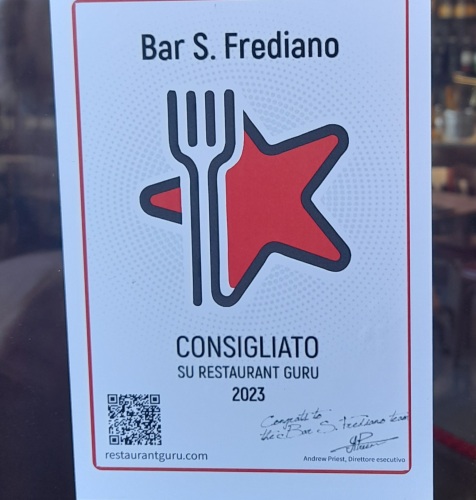Bar S. Frediano award