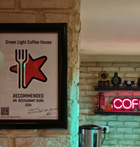 Green Light Coffee House award