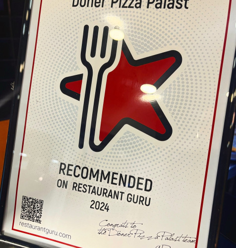 Döner Pizza Palast award
