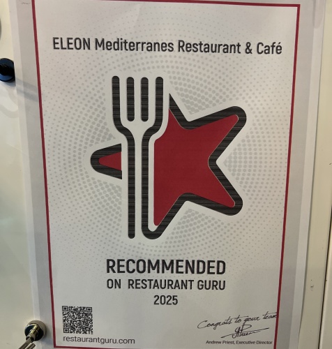 ELEON Mediterranes Restaurant & Café award