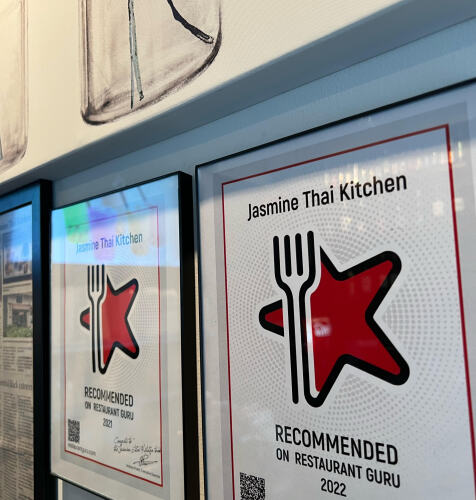 Jasmine Thai Kitchen award
