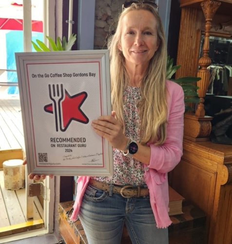 On the Go Coffee Shop Gordons Bay award
