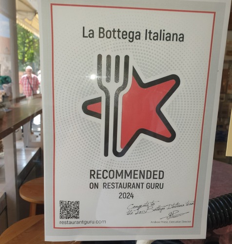 La Bottega Italiana award