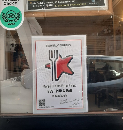 Morso Di Vino Pane E Vino award