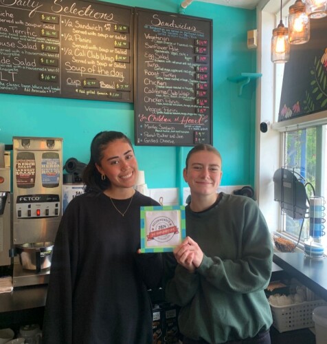 The Sunflower Cafe award