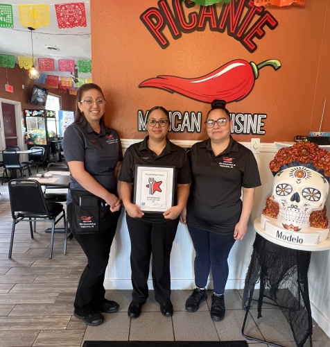 Picante Mexican Cuisine award