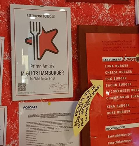 Primo Amore award