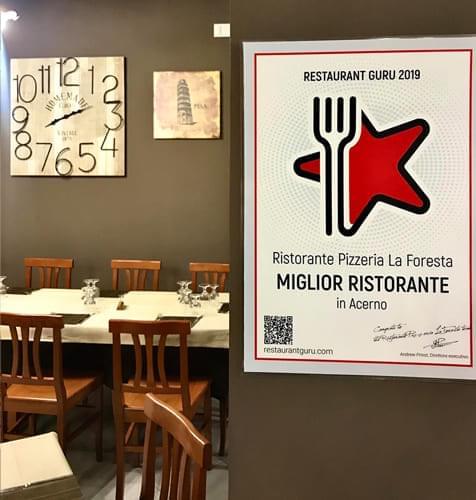 Ristorante Pizzeria La Foresta award